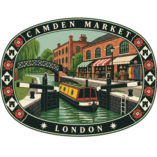 Camden Market travel stamp