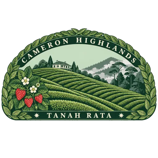 Cameron Highlands travel stamp