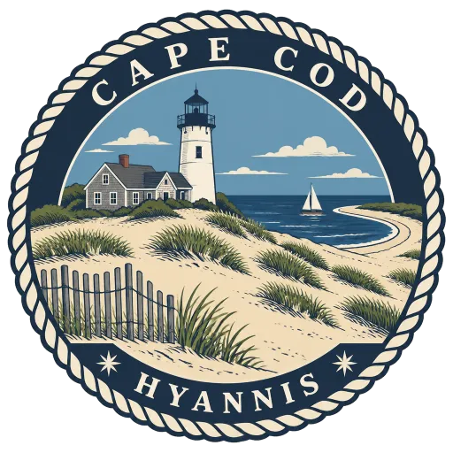 Cape Cod travel stamp