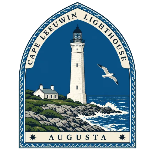 Cape Leeuwin Lighthouse travel stamp