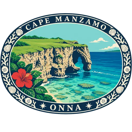 Cape Manzamo travel stamp
