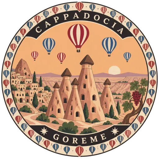 Cappadocia travel stamp