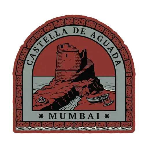 Castella de Aguada travel stamp