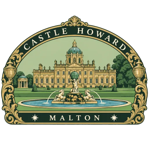 Castle Howard travel stamp