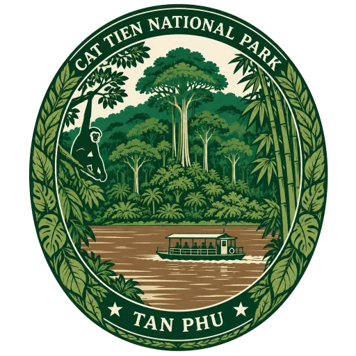 Cat Tien National Park travel stamp