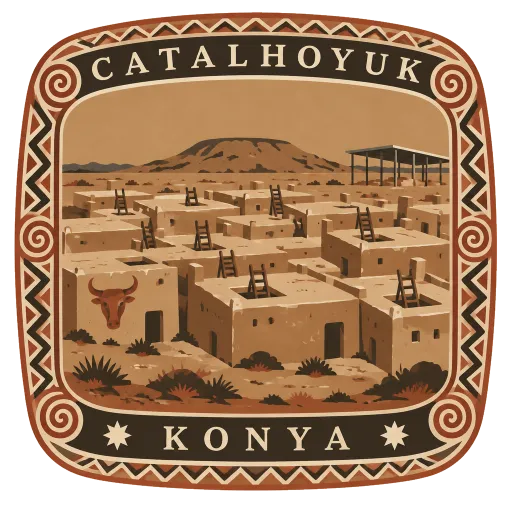 Çatalhöyük travel stamp