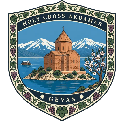 Cathedral of the Holy Cross, Akdamar travel stamp