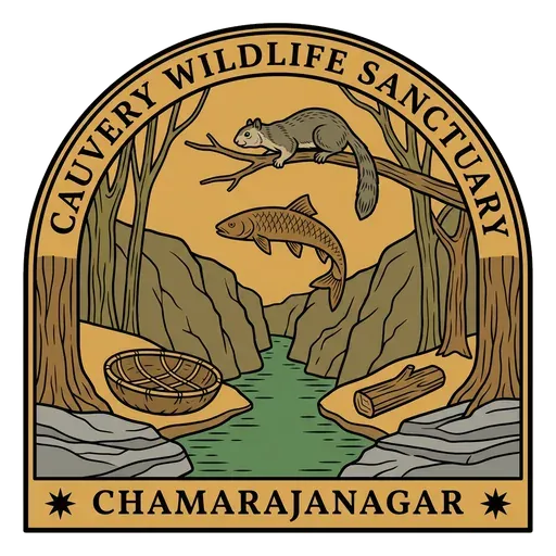Cauvery Wildlife Sanctuary travel stamp
