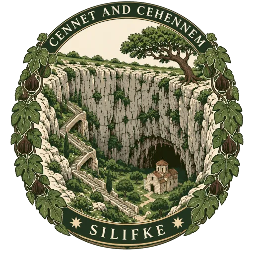 Cennet and Cehennem travel stamp