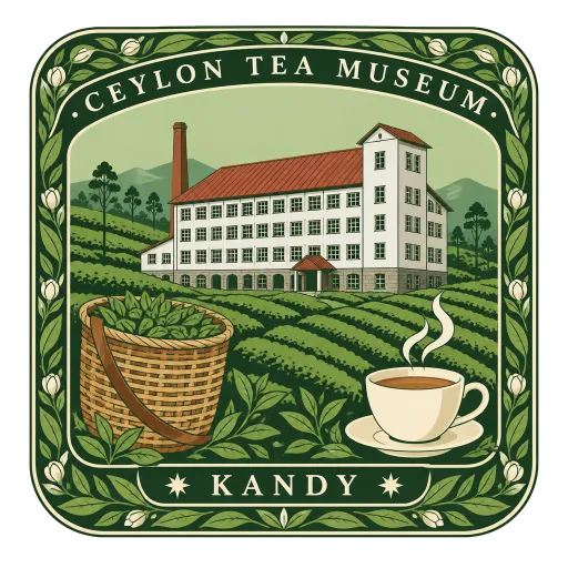 Ceylon Tea Museum travel stamp