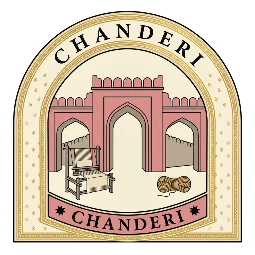 Chanderi travel stamp