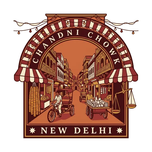 Chandni Chowk travel stamp