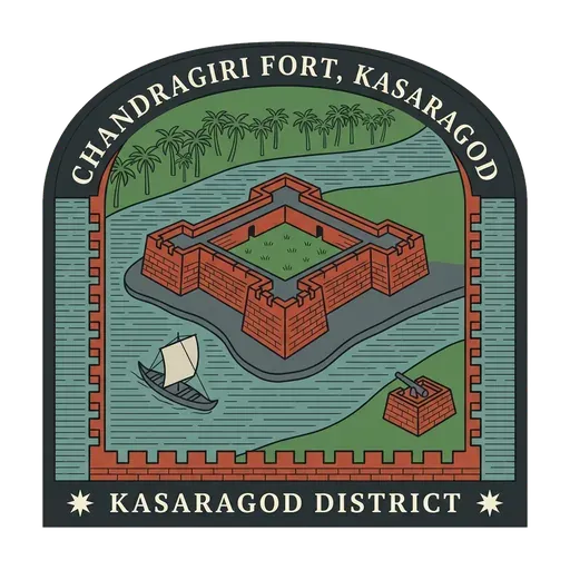 Chandragiri Fort, Kasaragod travel stamp