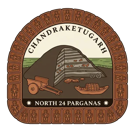 Chandraketugarh travel stamp
