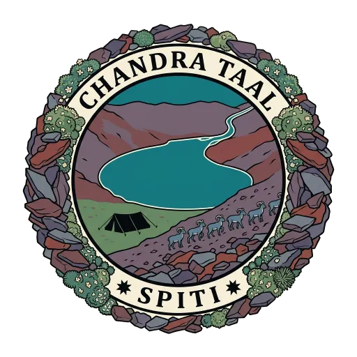 Chandra Taal travel stamp
