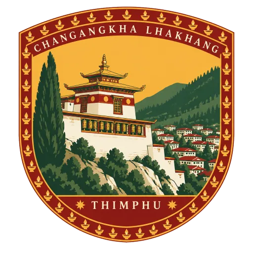 Changangkha Lhakhang travel stamp