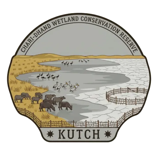 Chari-Dhand Wetland Conservation Reserve travel stamp