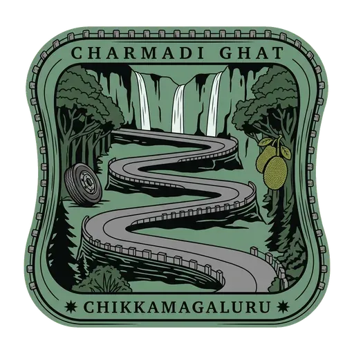 Charmadi Ghat travel stamp