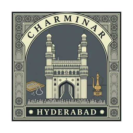 Charminar travel stamp