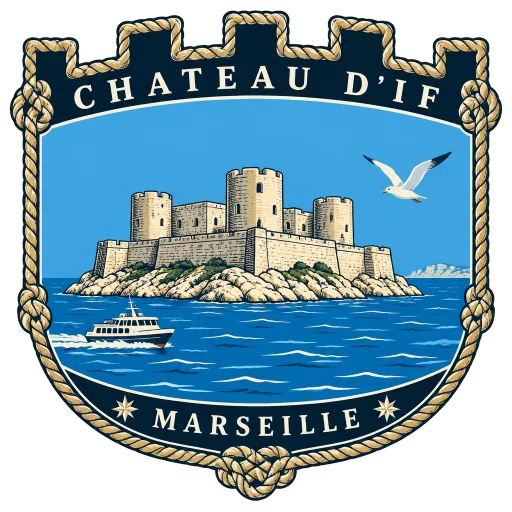 Château d'If travel stamp