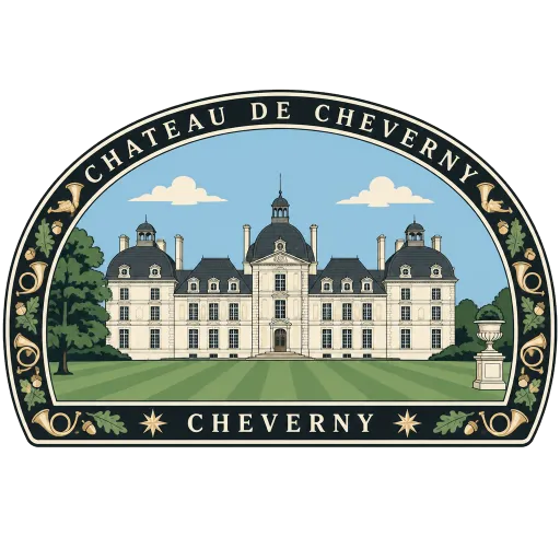 Château de Cheverny travel stamp