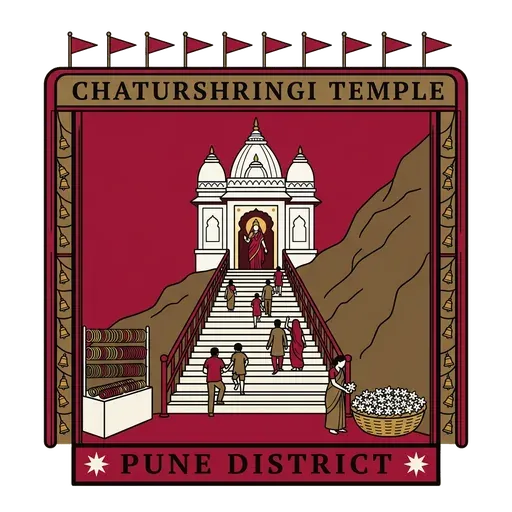 Chaturshringi Temple travel stamp
