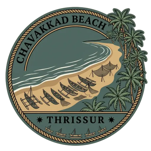 Chavakkad Beach travel stamp