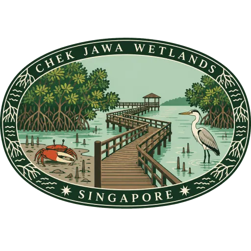 Chek Jawa Wetlands travel stamp