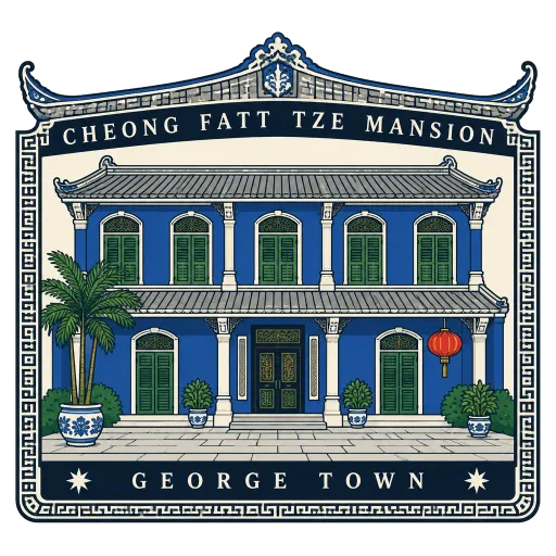 Cheong Fatt Tze Mansion travel stamp