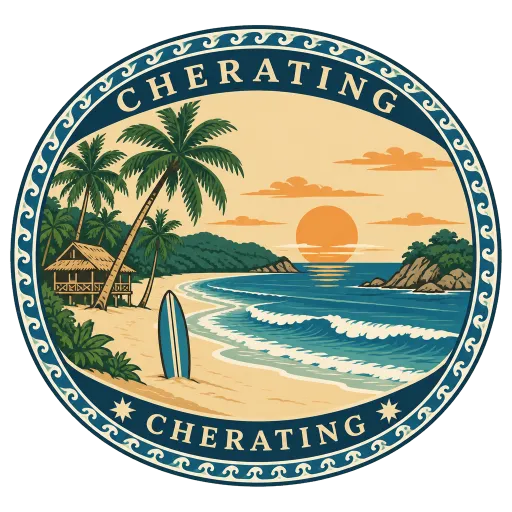 Cherating travel stamp