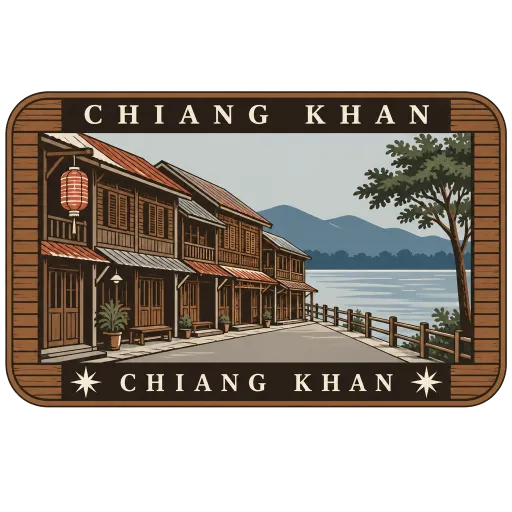 Chiang Khan travel stamp