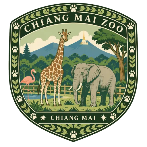 Chiang Mai Zoo travel stamp