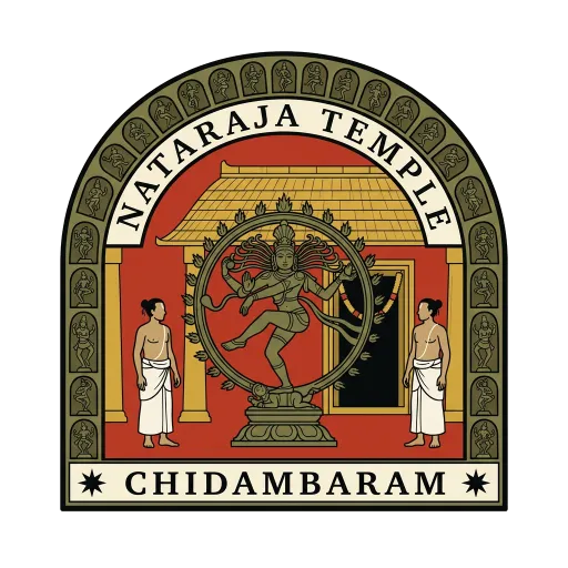 Nataraja Temple travel stamp