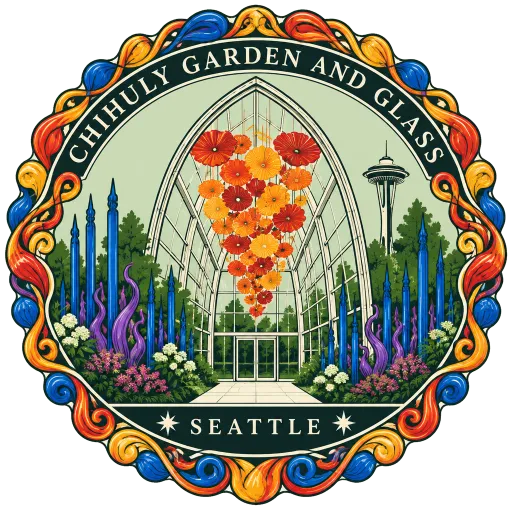 Chihuly Garden and Glass travel stamp