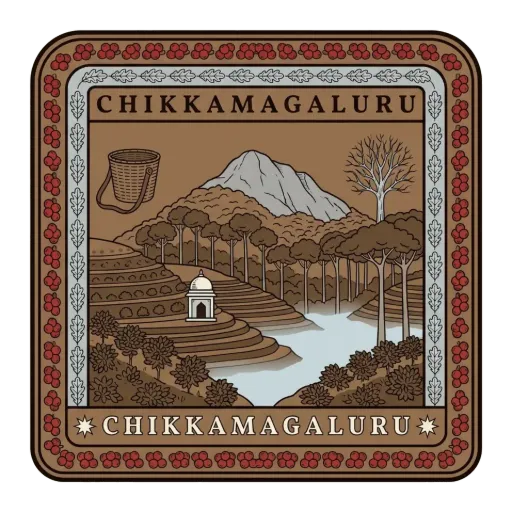 Chikkamagaluru travel stamp