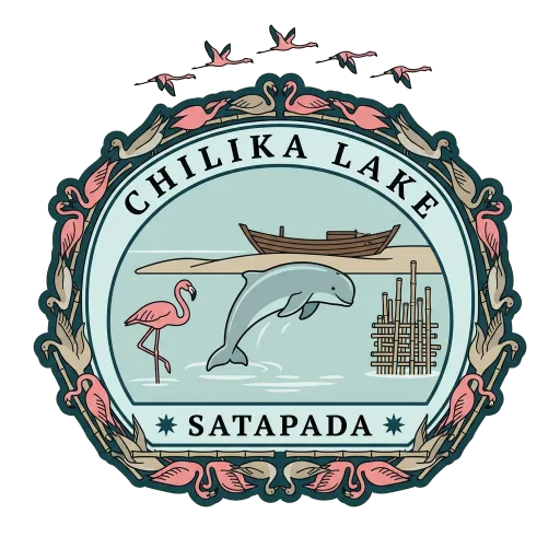 Chilika Lake travel stamp