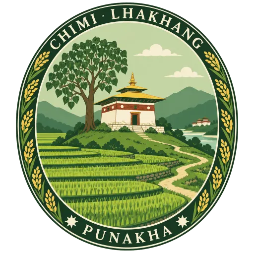 Chimi Lhakhang travel stamp