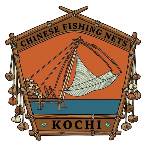 Chinese Fishing Nets travel stamp