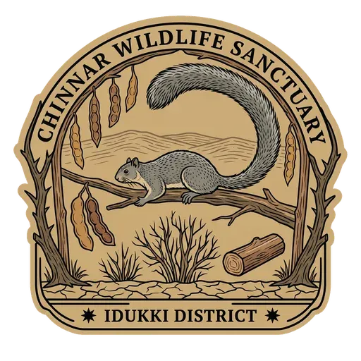 Chinnar Wildlife Sanctuary travel stamp