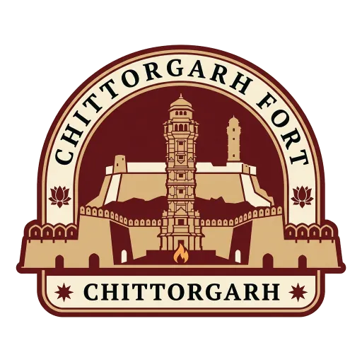 Chittorgarh Fort travel stamp