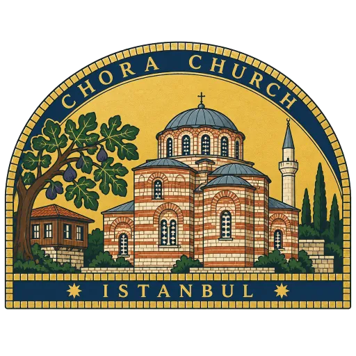 Chora Church travel stamp