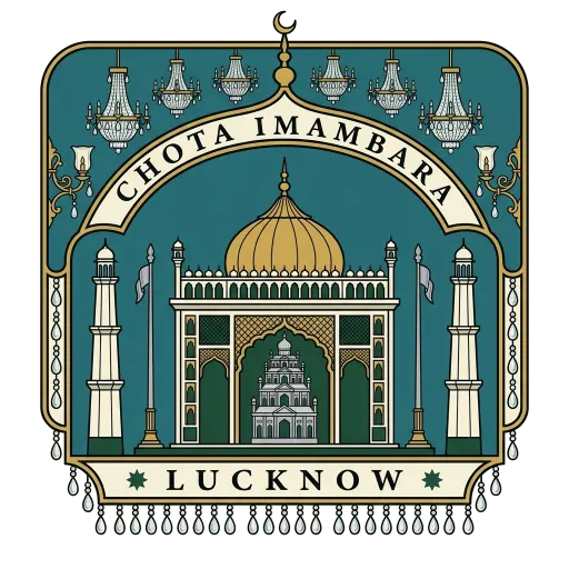 Chota Imambara travel stamp