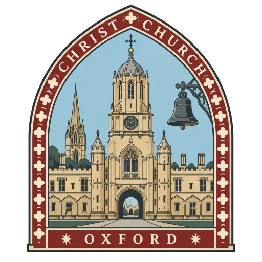 Christ Church travel stamp