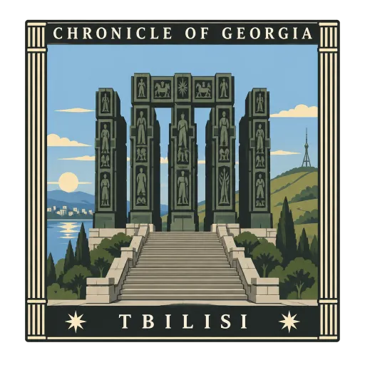 Chronicle of Georgia travel stamp