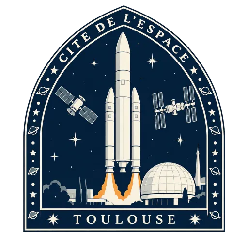 Cité de l'Espace travel stamp