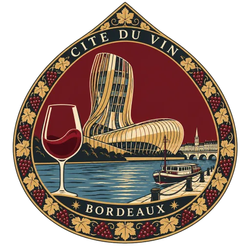 Cité du Vin travel stamp