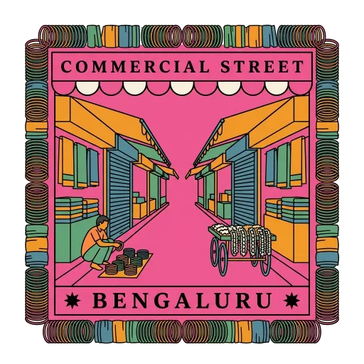 Commercial Street travel stamp