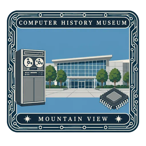 Computer History Museum travel stamp