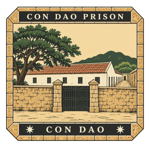 Con Dao Prison travel stamp
