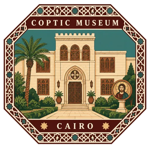 Coptic Museum travel stamp